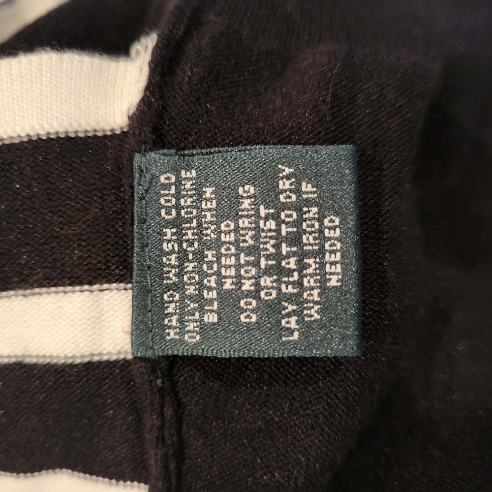 Ralph Lauren 3X Black Pullover Sweater w/Blk&Wht Inset Neckline NWT - Picture 9 of 11